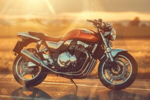 Moto emblématique Honda CBX 1000 captivant les passionnés